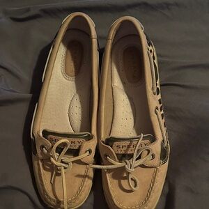 Sperry Tan Moccasin-Style Flats Loafers